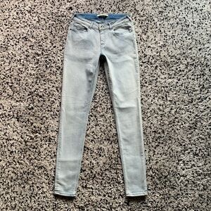 Scotch & Soda Maison Scotch Blauw La Bohemienne Mid Rise Skinny Light Jean 28x32